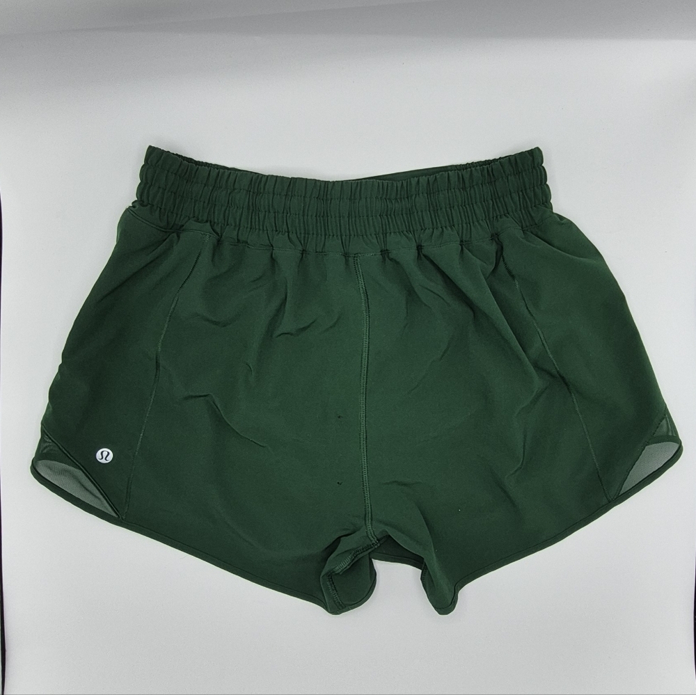 lululemon athletica Dark Green Athletic Shorts - Picture 2 of 6